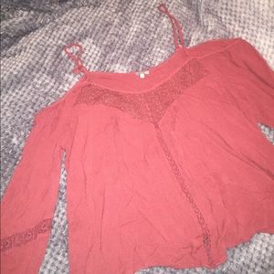 Off the shoulder boho top